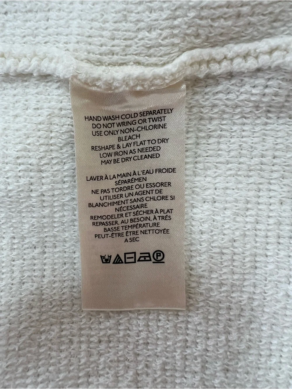 Free People Ottoman Slouchy Ribbed Stretch Knit Mock Neck Tunic Sweater Ivory, S